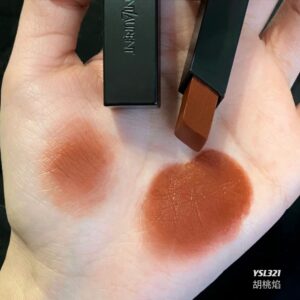 Son YSL Rouge Pur Couture The Slim 321 Fervent Maroon - Màu Cam Nâu Đất - Image 4