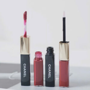 Son Kem Chanel Le Rouge Duo Ultra Tenue Ultrawear Liquid Lip Colour 158 Intense Blueberry -  Màu Đỏ Đậm - Image 7