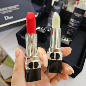 Giftset Dior Rouge Velvet 999 + Son Dưỡng Dior Balm 000 Diornatural - Image 4