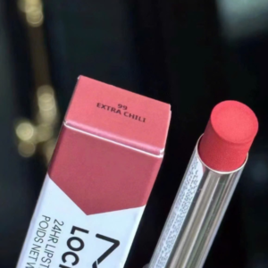 Son MAC Locked Kiss 24HR Lipstick Extra Chili - Màu Đỏ Gạch - Image 8