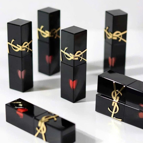 Son Yves Saint Laurent YSL The Inks Vinyl Cream 621 Red Adoration - Màu Đỏ Cam - Image 6