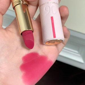 Set Son Lancôme L’Absolu Rouge Drama Ink Velvet Matte Lucky Limited Edition 06 Carefree Summer – Màu Hồng Sen + Nước Hoa Mini Lancôme Idôle EDP 5ml - Image 4