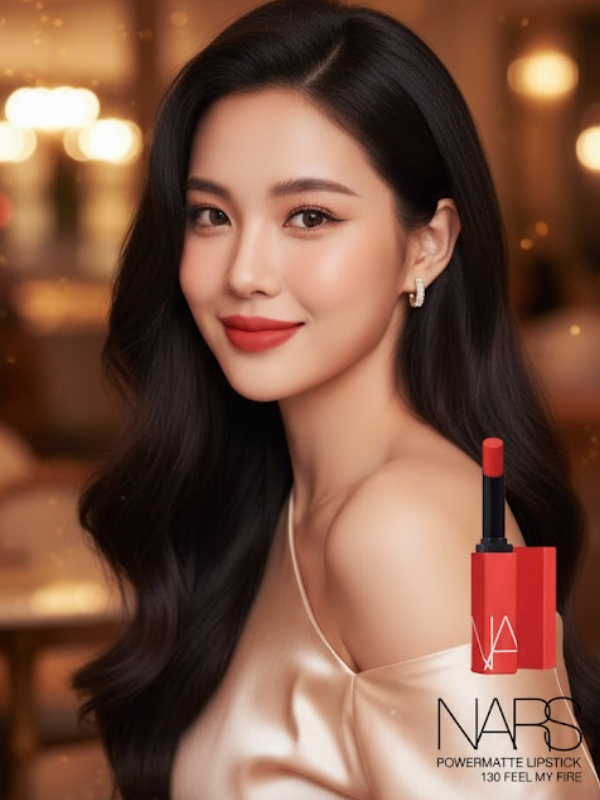 Son Nars Powermatte Lipstick 130 Feel My Firee