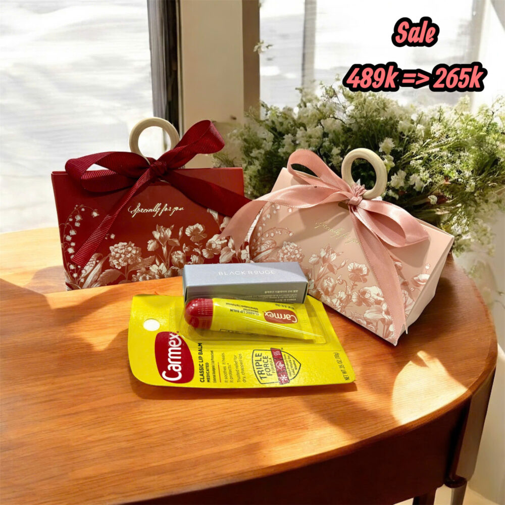 Sét Qùa BLACK ROUGE & Son Dưỡng CARMEX