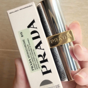 Son Prada Monochrome Hyper Matte Lipstick B03 Mahogany - Màu Đỏ Nâu Đất - Image 8