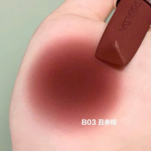 Son Prada Monochrome Hyper Matte Lipstick B03 Mahogany - Màu Đỏ Nâu Đất - Image 4