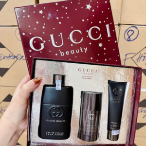 Set Nước Hoa Nam Gucci Guilty Pour Homme Eau de Parfum Spring Gift Set 3 Món Sang Trọng