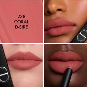 Son Lì Dior Rouge Dior On Stage Matte Lipsticks 238 Coral D-Sire Màu Cam San Hô - Image 2