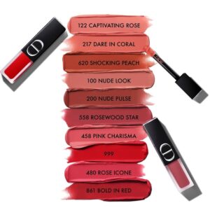 Son Kem Lì Dior Rouge Dior On Stage Ink 480 Rose Icone Lipstick Màu Hồng Tươi - Image 3