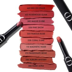 Son Lì Dior Rouge Dior On Stage Matte Lipsticks 238 Coral D-Sire Màu Cam San Hô - Image 5