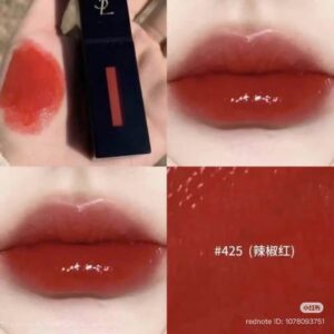 Son Kem Yves Saint Laurent YSL Vinyl Cream 425 Make Me Yours – Màu Đỏ Cam Đất - Image 4
