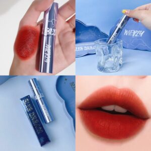 Alternative view of Set Son Kem Lì Merzy The First Velvet Tint Blue Dream Valentine #V6 & Son Dưỡng DHC Có Màu