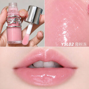 YSL Loveshine Plumping Lip Oil Gloss 02 Lucky Moonstone - Màu Hồng nude - Image 2