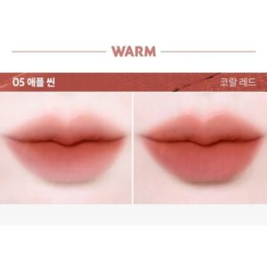 Son + Má YSL Lovenude Lip Blusher 05 Apple Sin – Màu Đỏ Cam - Image 3
